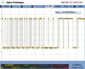 Пример скриншота с осциллографа Agilent MSO7034 в формате png